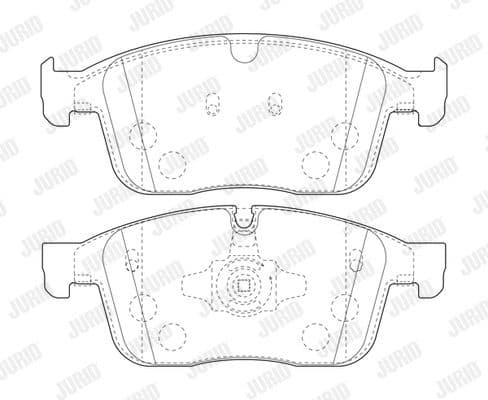 Brake Pad Set, disc brake 573808J