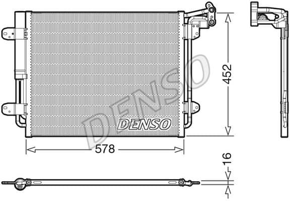 Condenser, air conditioning DCN32067
