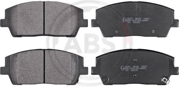 Brake Pad Set, disc brake 35307
