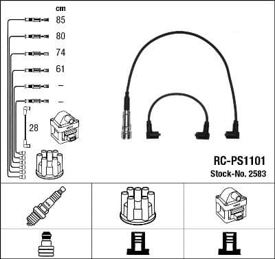 Ignition Cable Kit RC-PS1101