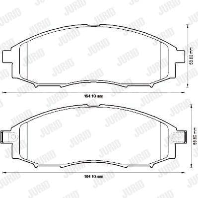 Brake Pad Set, disc brake 572551J - image 2