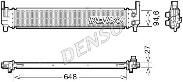 Radiator, engine cooling DRM02042