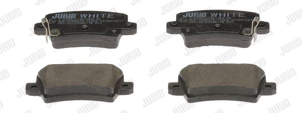 Brake Pad Set, disc brake Jurid White Low Dust 572580JC