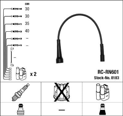 Ignition Cable Kit RC-RN601