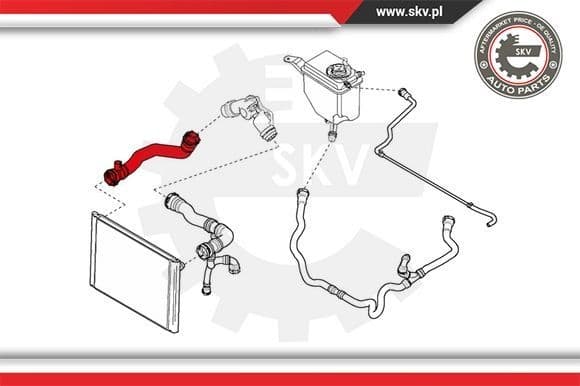 Radiator Hose 24SKV247 - image 4