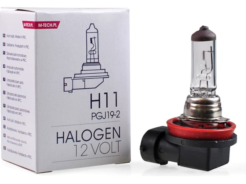 Lemputė M-TECH halogeninė H11 55W 12V - H11-MTH-BALT