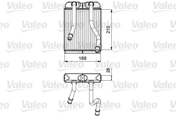 Heat Exchanger, interior heating 811532