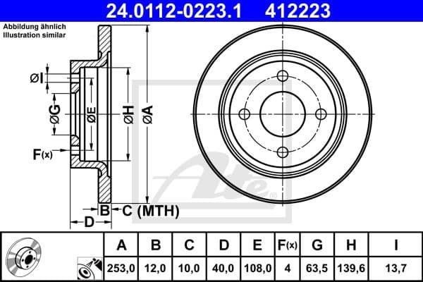 Brake Disc 24.0112-0223.1