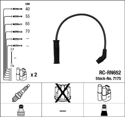 Ignition Cable Kit RC-RN652