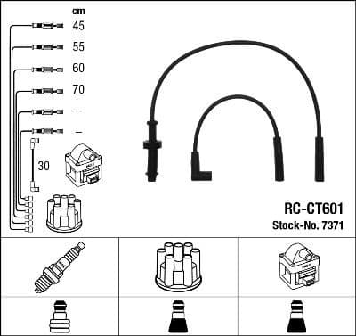 Ignition Cable Kit RC-CT601