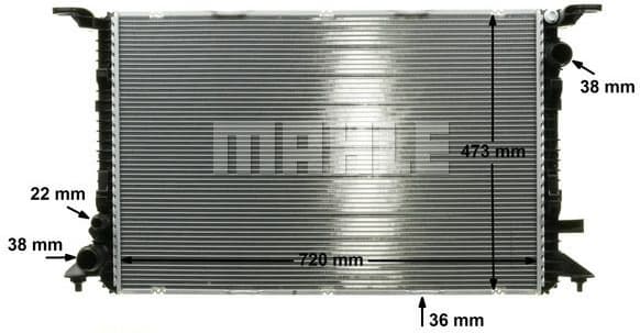 Radiator, engine cooling BEHR *** PREMIUM LINE *** CR 1023 000P - image 9