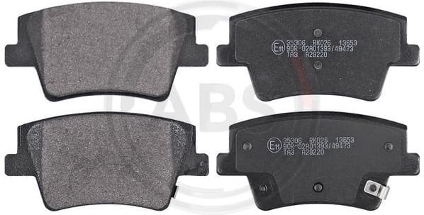 Brake Pad Set, disc brake 35306