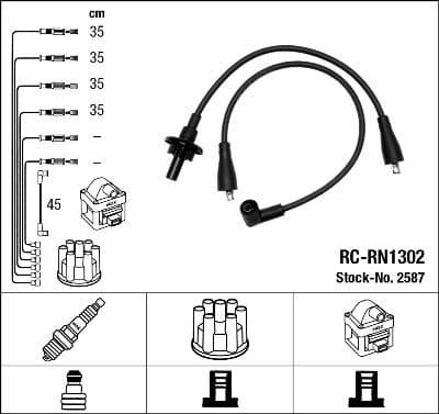 Ignition Cable Kit RC-RN1302