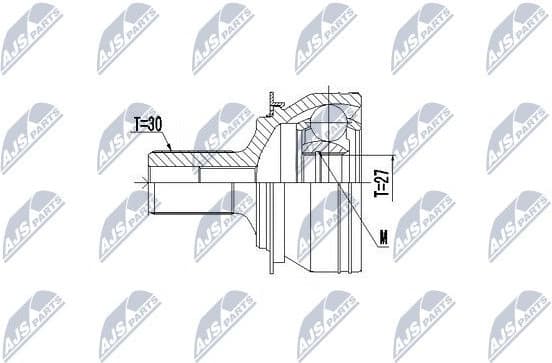 Joint Kit, drive shaft NPZ-ME-022 - image 2