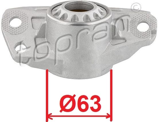 Shock absorber mounting rear 113 415