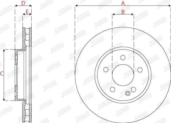 Brake Disc COAT+ 563280JC - image 2