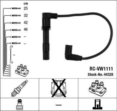 Ignition Cable Kit RC-VW1111
