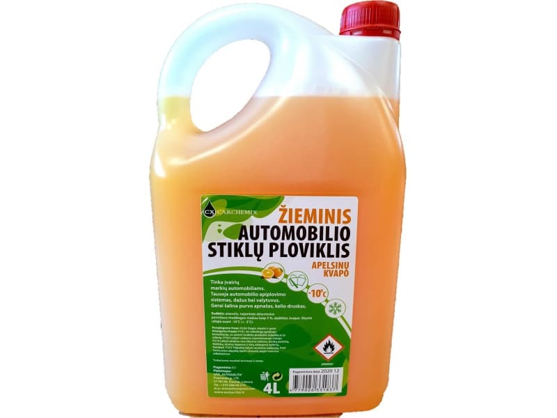 Langų skystis žieminis -10C 4L - ZIEMINIS-10C-4 (Lietuva) - Autoera