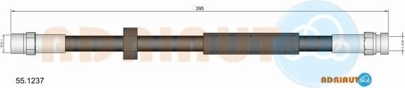 Brake hose rear 55.1237