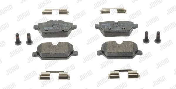 Brake Pad Set, disc brake Jurid White Low Dust 573136JC