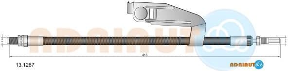 Brake Hose 13.1267