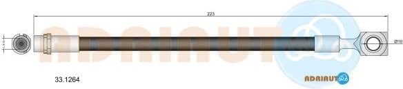 Brake hose rear 33.1264