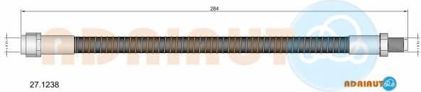 Brake hose rear 27.1238