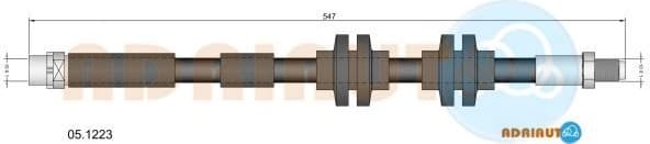 Brake hose front 05.1223