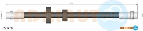 Brake hose front 55.1226