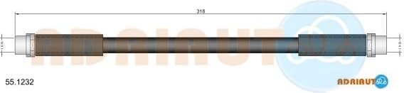 Brake hose front 55.1232