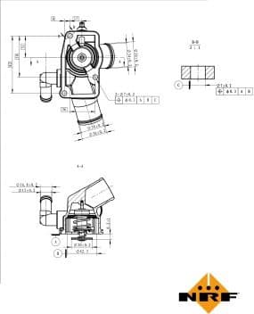 Thermostat, coolant 725112 - image 2