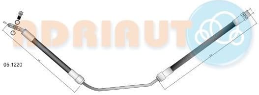 Brake hose rear 05.1220