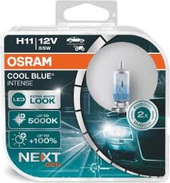 Osram Bulbs H11 12V CoolBlue Intense NextGen kompl. 2vnt - Autoera