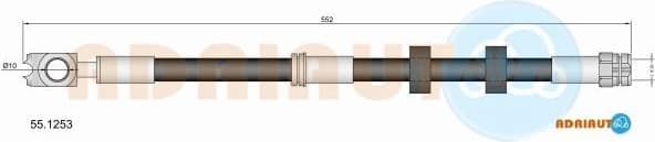 Brake hose front 55.1253