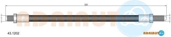 Brake Hose 43.1202