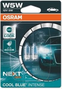 Osram Bulbs W5W COOL BLUE INTENSE kmpl. (2vnt) - 2825CBN-02B