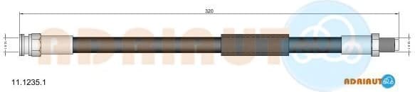 Brake Hose 11.1235.1