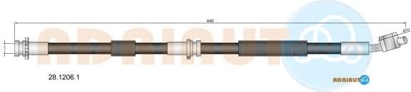 Brake Hose 28.1206.1