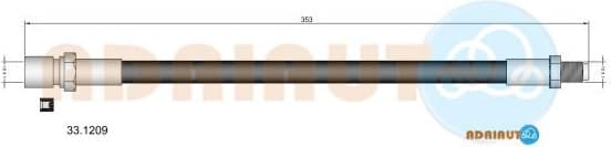 Brake Hose 33.1209