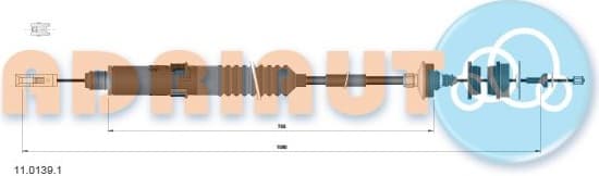 Cable Pull, clutch control 11.0139.1