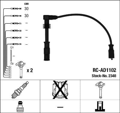 Ignition Cable Kit RC-AD1102
