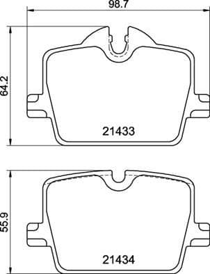 Brake Pad Set, disc brake PRIME LINE P06114