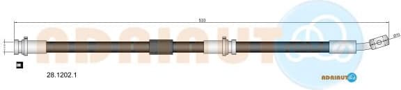 Brake Hose 28.1202.1