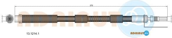 Brake hose front 13.1214.1