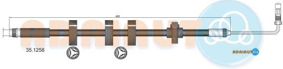 Brake Hose 35.1258