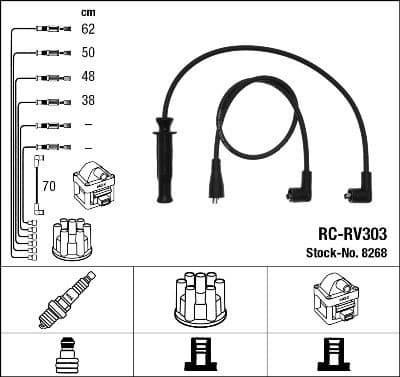 Ignition Cable Kit RC-RV303