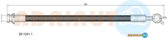 Brake hose front 28.1241.1