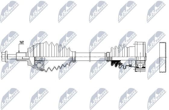 Drive Shaft NPW-VW-149 - image 4