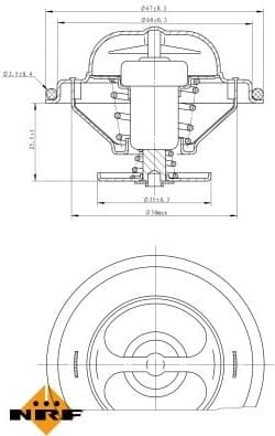 Thermostat, coolant EASY FIT 725086 - image 5
