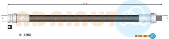 Brake Hose 41.1200